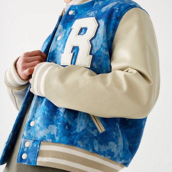 autumn letter pattern premium loose men's baseball jacket (copy)