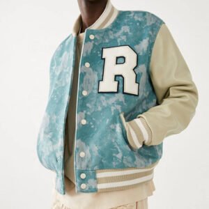 autumn letter pattern premium loose men's baseball jacket (copy)